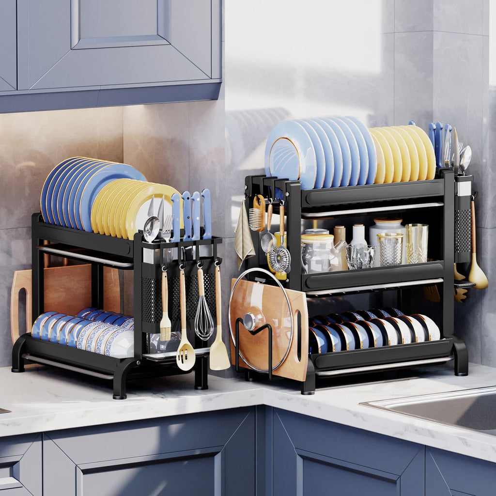 Two-Tier Dish Drying Rack