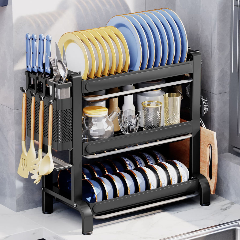 Two-Tier Dish Drying Rack