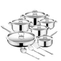CasaVeloce 15-piece stainless steel cookware set — image 1