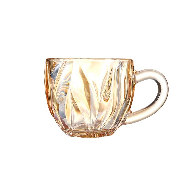 CasaVeloce amber glass tea cup — image 1