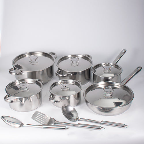 CasaVeloce 15-piece stainless steel cookware set — image 2