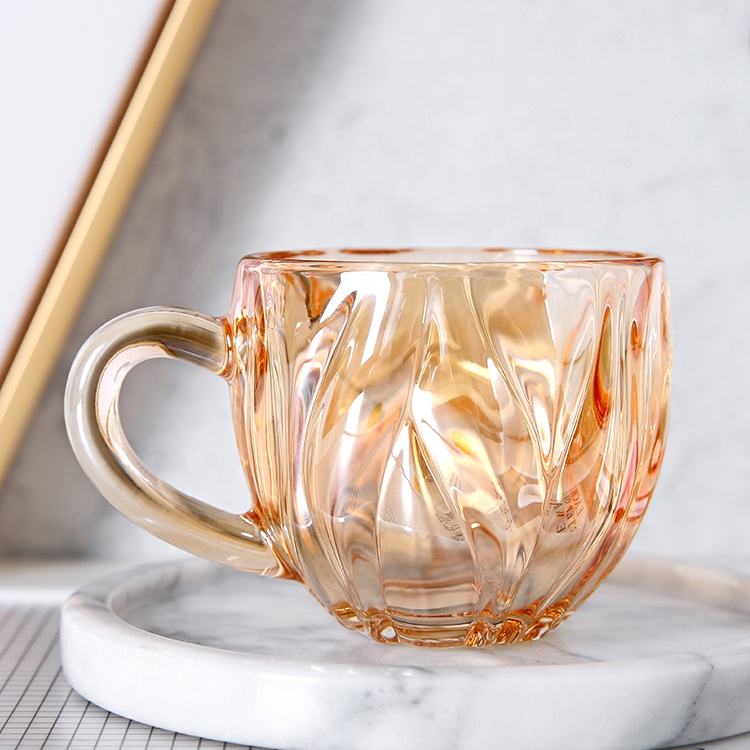 CasaVeloce amber glass tea cup — image 2