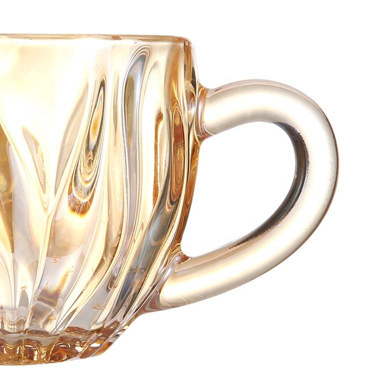 CasaVeloce amber glass tea cup — image 4