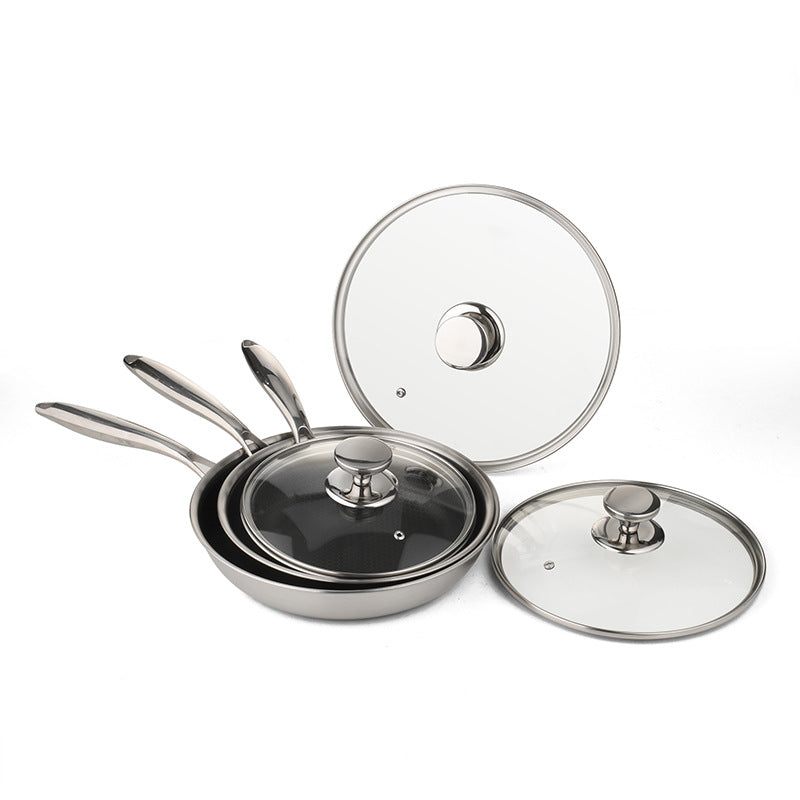 CasaVeloce removable-handle stainless steel pan set — image 5