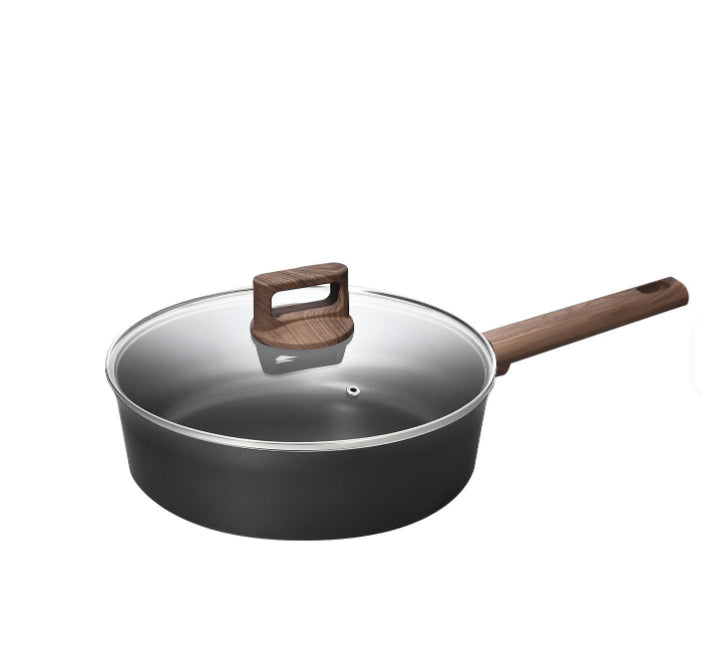 Black aluminum cookware set — product view 3
