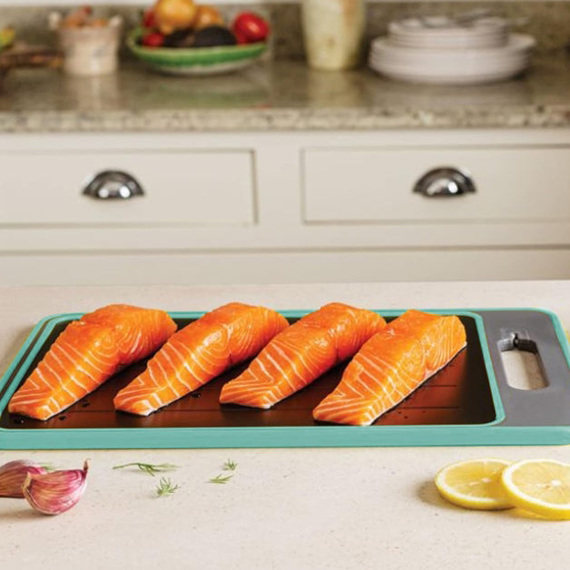 Double-Sided Cutting Board with Defrosting Tray — view 2