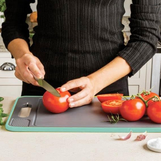 Double-Sided Cutting Board with Defrosting Tray — view 3