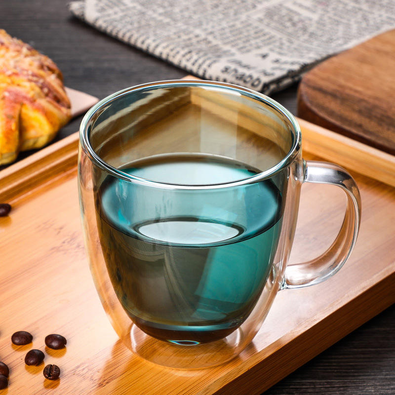 Double-Wall Glass Mug — view 3