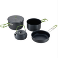 5-Piece Hard-Anodized Aluminum Camping Cook Set — view 1