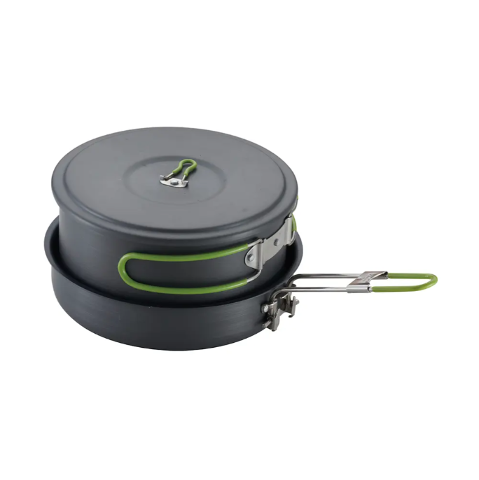 5-Piece Hard-Anodized Aluminum Camping Cook Set — view 2