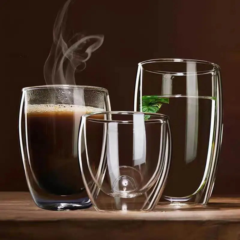 Double-Wall Glass Cup Collection