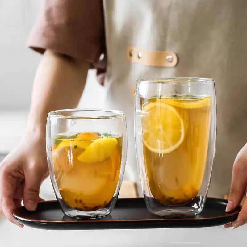 Double-Wall Glass Cup Collection