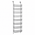 AI-generated visualization — 8-Tier Over The Door Pantry Organizer Hanging Storage Rack Adjustable Kitchen, view 1